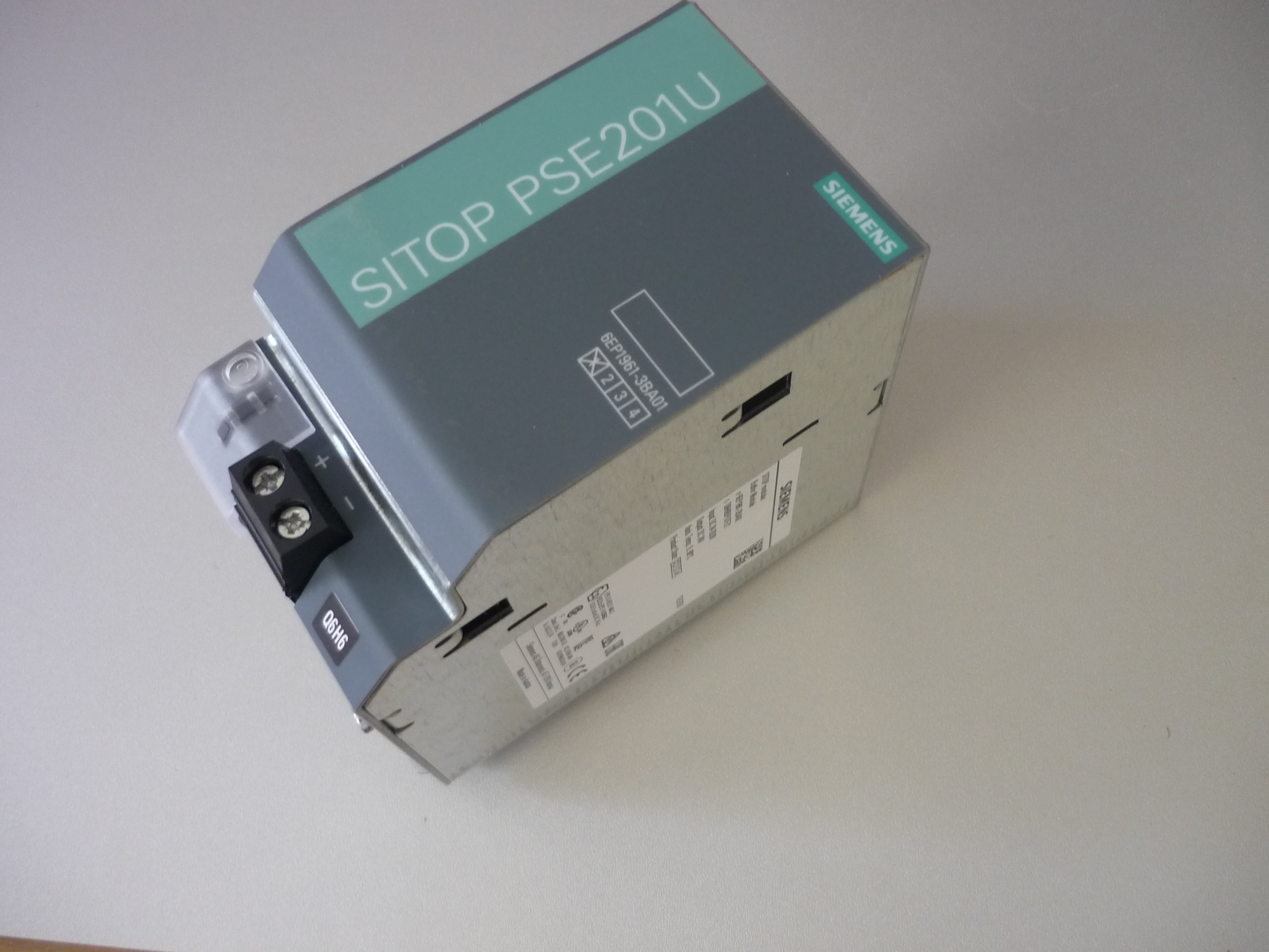 6EP1961-3BA01 SITOP PSE201U PUFFERMODUL PUFFERZEIT 100 MS BIS 10 S ABHAENGIG VOM LASTSTROM Mat-PG: 588 LKZ: AT