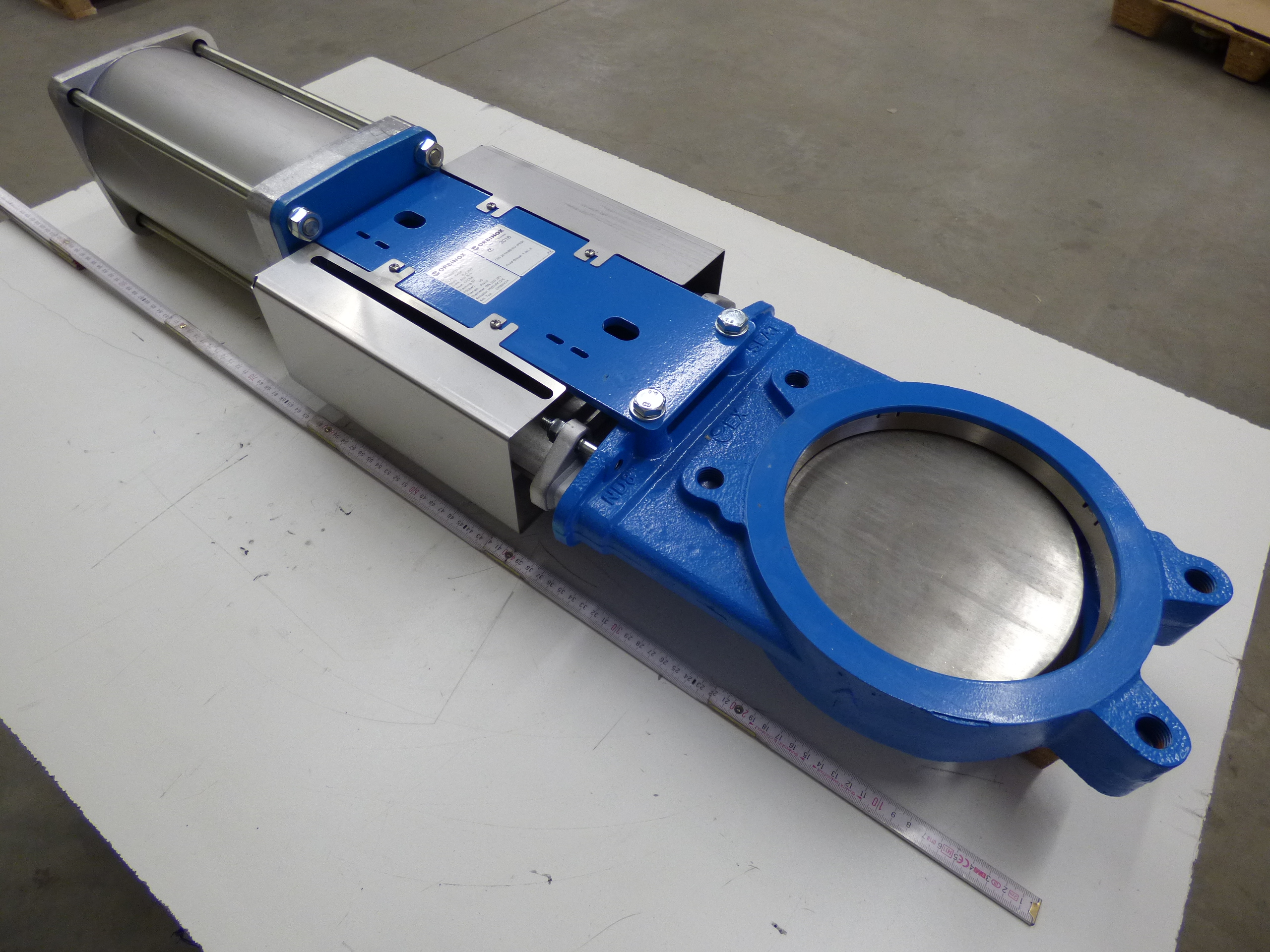 Задвижка ORBINOX AISI 316 Ду200 Ру10GG25