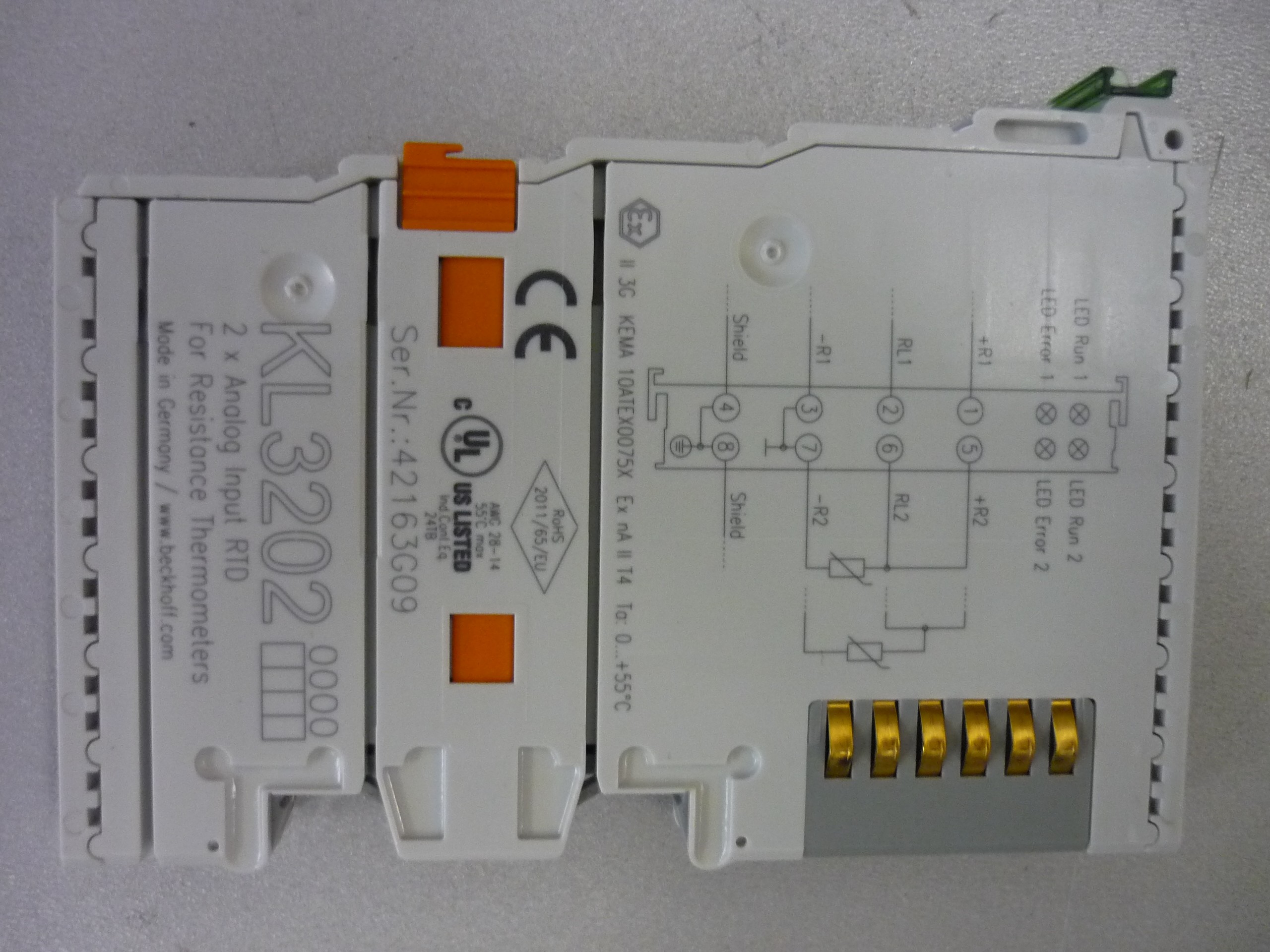 Модуль 2-канал.AI KL3202 BECKHOFF