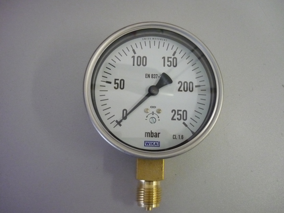 манометр KM-22P(0-25KPA) M20x1.5.1.5 100