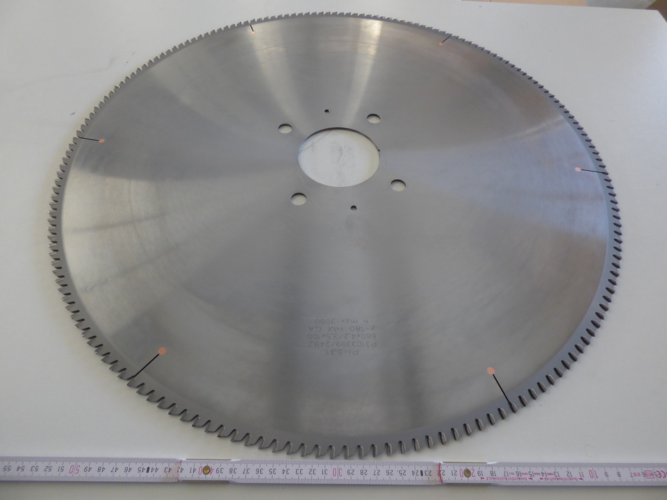 Пильное полотно PI-531 660 x 4,2/3,5/100z=180 GA HW 4/18/165+2/M8/164