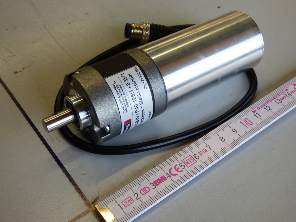 Мотор — редуктор позиционирования поперечного перемещения подрезного узла / DC-MOTOR PLANETENGETR. I