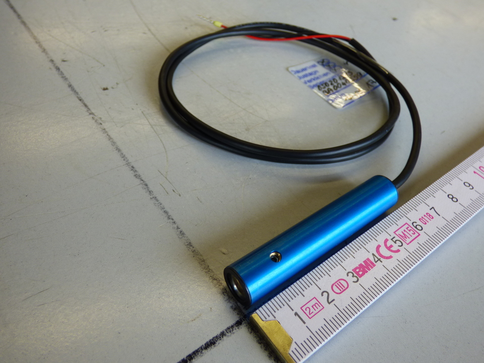 Лазер 40 mW + 60° Linienoptik , 61,0 x 11,5 mm