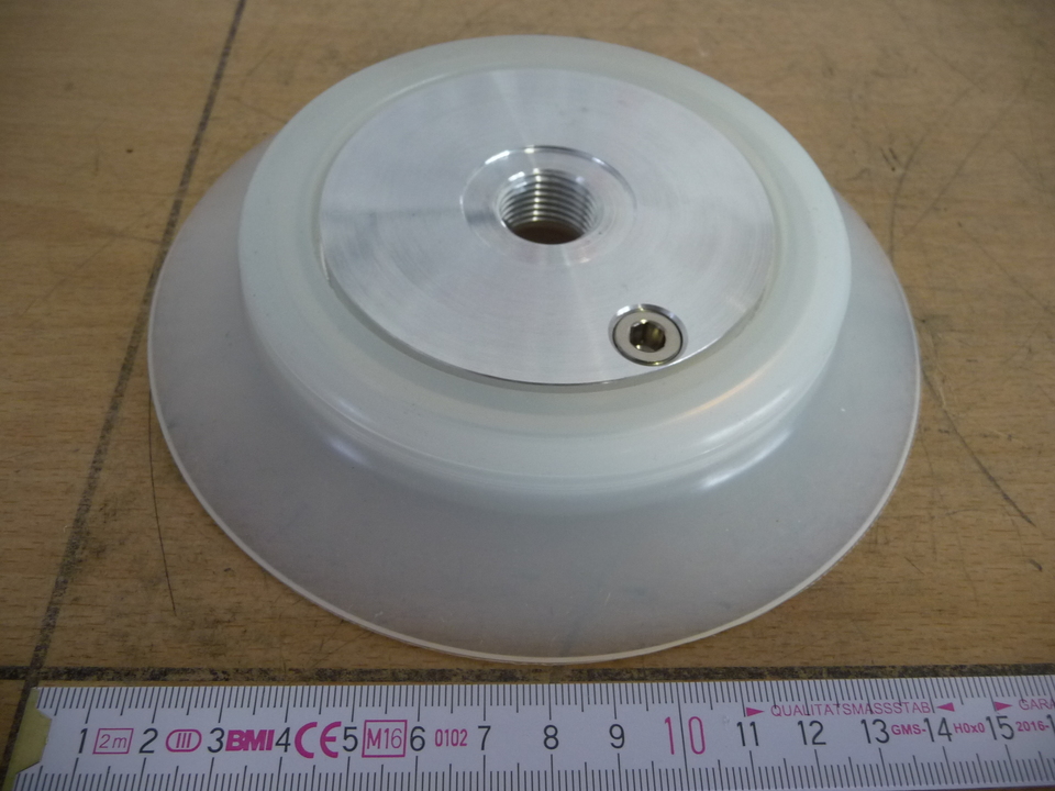 Присос (круглый) универсальный для гладких и слегка шероховатых поверхностей, SPU 160- SI-60 G1/2-IG, Art. 10.01.01.01117