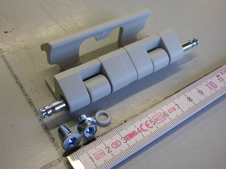 Комплект шарниров дверей Rittal 180Grad RAL 7 для TS 8800.710 (4 штуки)