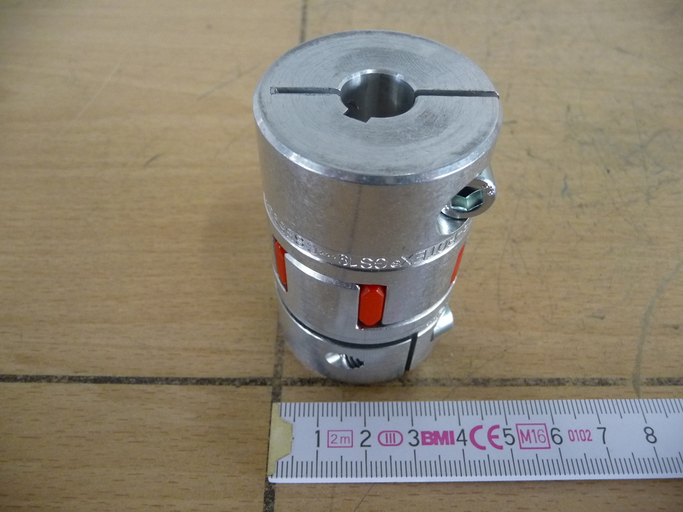 Муфта Rotex GS 19 (тип 2.1) с зажимной ступицей под вал со шпонкой, отверстие Ø12мм