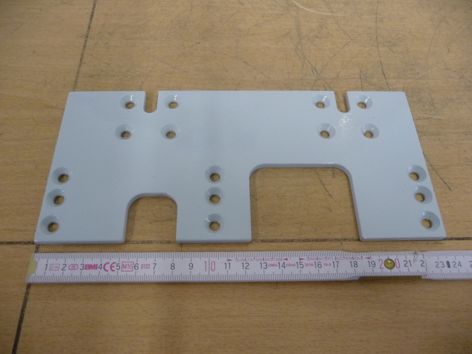 Накидная плата- кронштейн L: 238 mm B: 110 mm H: 5 mm 592-79-310 для Wächter AMAC-17015-1 Verpackung (Linie 1) 592-79-000 Lascheneinschlag