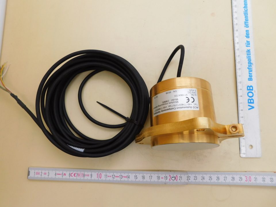 Дигитальный влагомер с керамической измерительной поверхностью, температурный зонд, 6 m кабель, температурная зона до 80°C