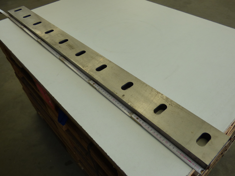 Донный нож 1250х100х25mm для машины тип.DG500x1000 #17977